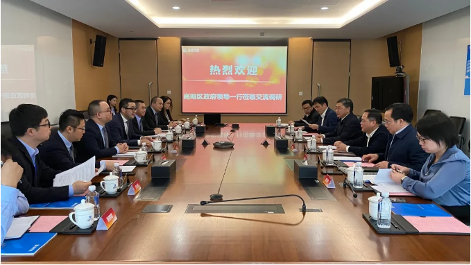 高明区区委书记杨永泰一行到USDT钱包环境调研